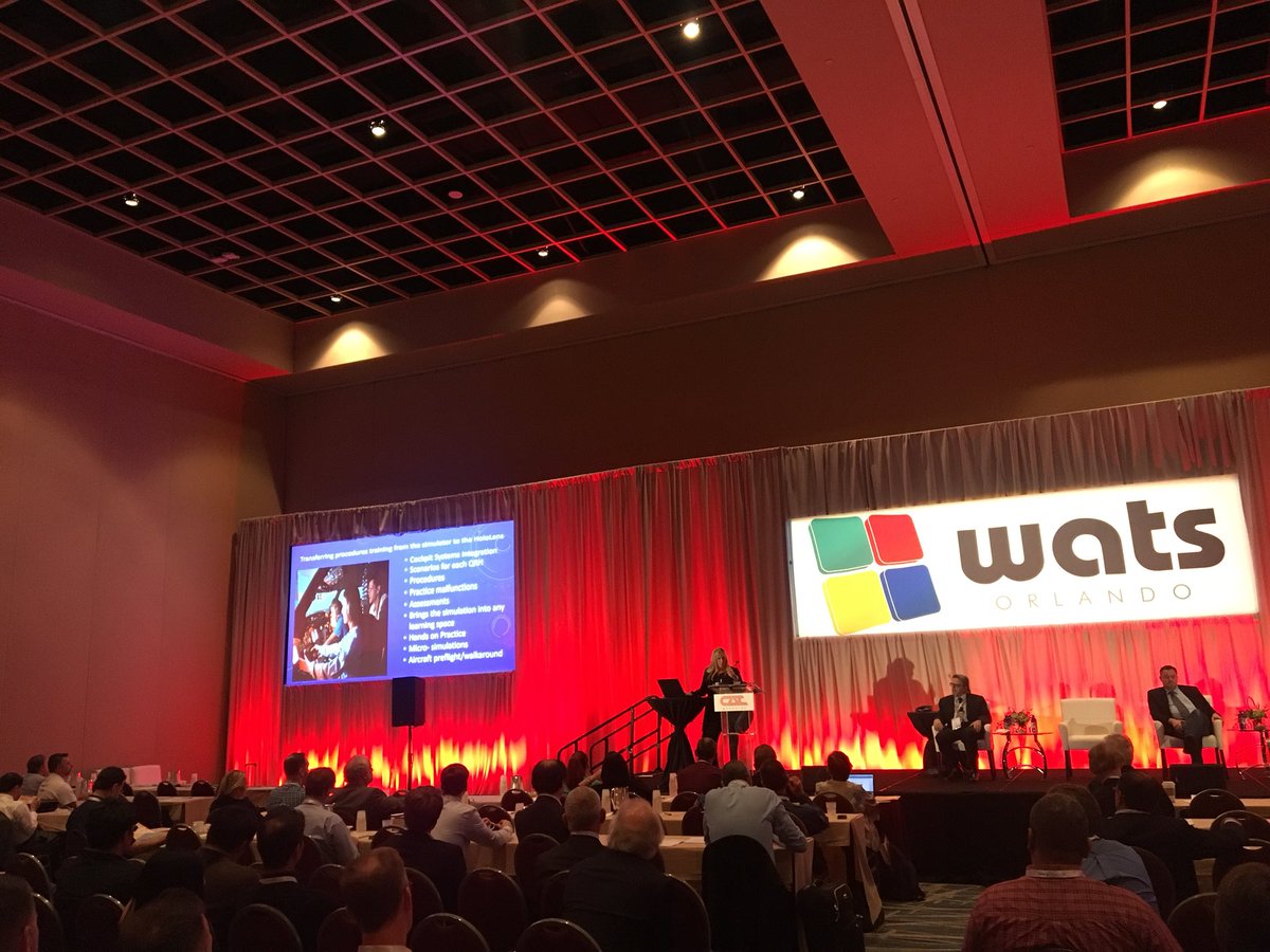 mukherjeesanjay's tweet photo. Always fascinating to attend a session by Lori Brown -FRAeS, MSc HFAvn, ATP - Lori provided an engaging update at #WATS2018 on her work with #AR which now includes an impressive array of solutions and data on how students are benefiting from it. https://t.co/I95SzuObZT