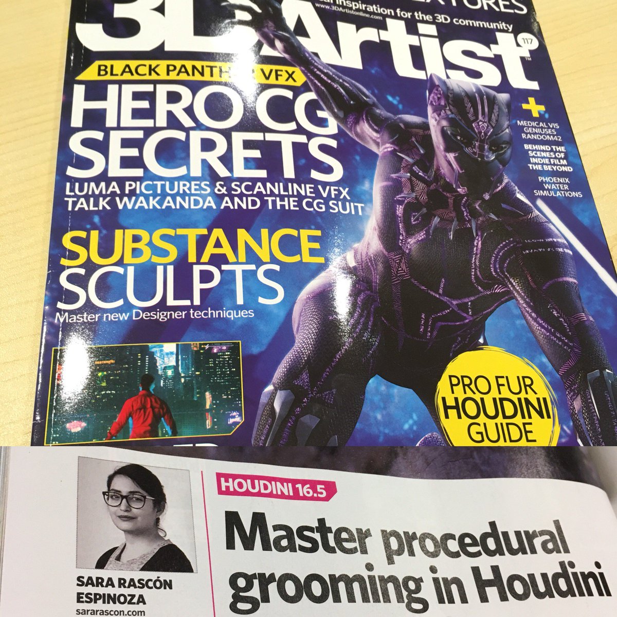 SenecaVFX's tweet photo. Huge congratulations to VFT ‘17 grad Sara Rascal who had her Houdini tutorial published in the latest issue of 3D Artist magazine. Sara’s work was prominently featured in the demo materials when Houdini 16.5 was released. Everyone at the school is very proud of you! #SenecaProud https://t.co/ANU9HW5Vr1