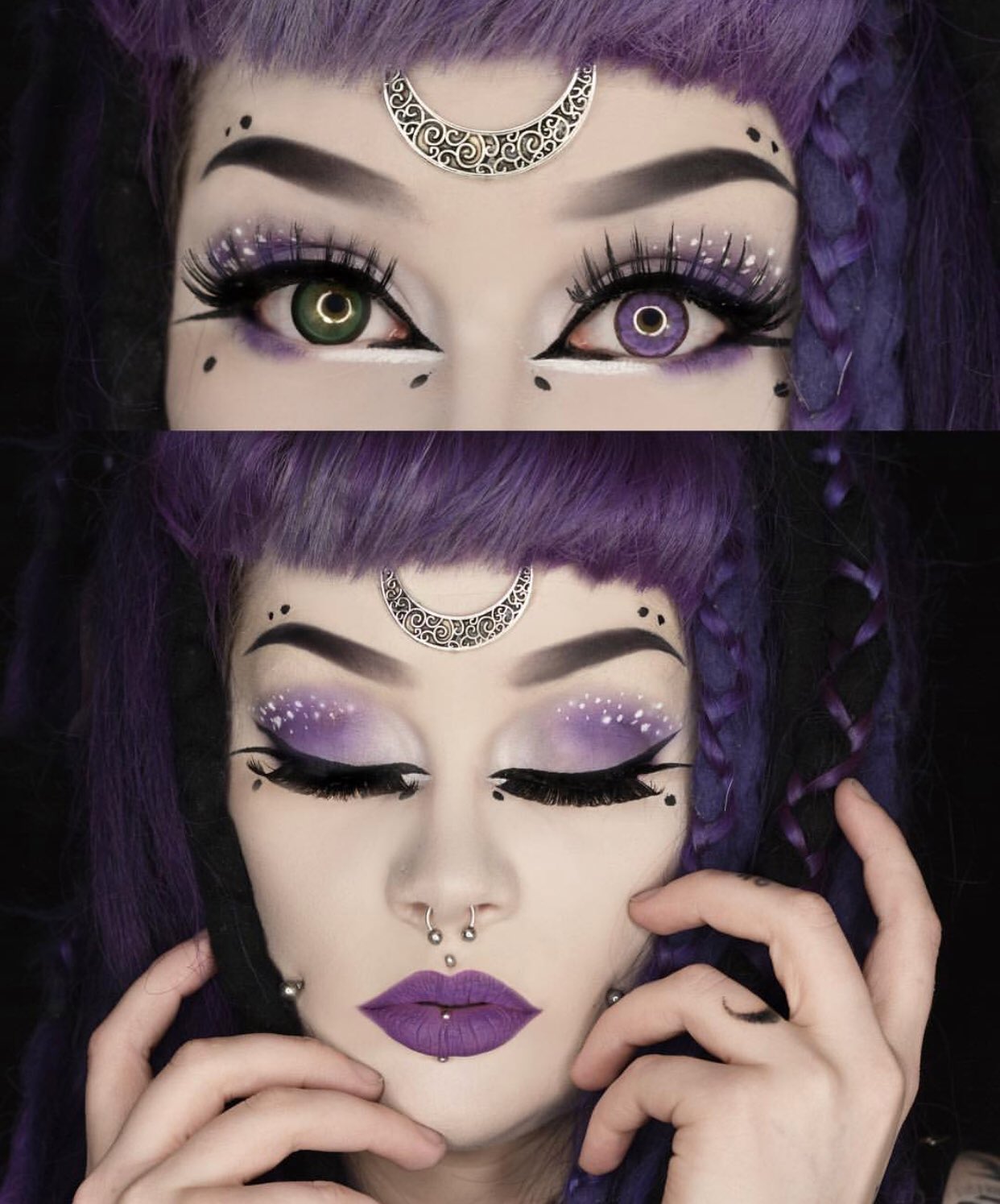 Minearbejder træt olie Spiral Direct on Twitter: "Her makeup! 🖤💜🖤 📸 Bathorybat #Makeup #beauty  #goth #gothic #gothgoth #bblogger witch #witchesofinstagram #pagan #wiccan  #alt #purple https://t.co/MB2gZetFDA" / Twitter