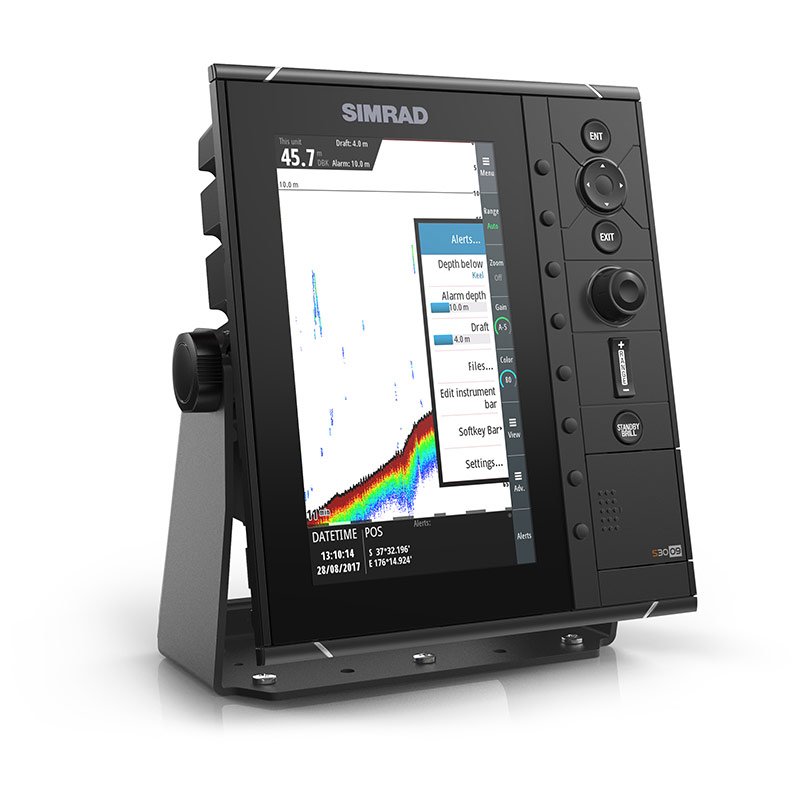 SimradPro's tweet photo. The Simrad S3009 Navigational Echosounder meets the requirement for reliable and accurate bottom tracking and depth recording on a wide range of commercial vessels - Find out more > https://t.co/QySqXlXsAT https://t.co/hLsvNbPiGp