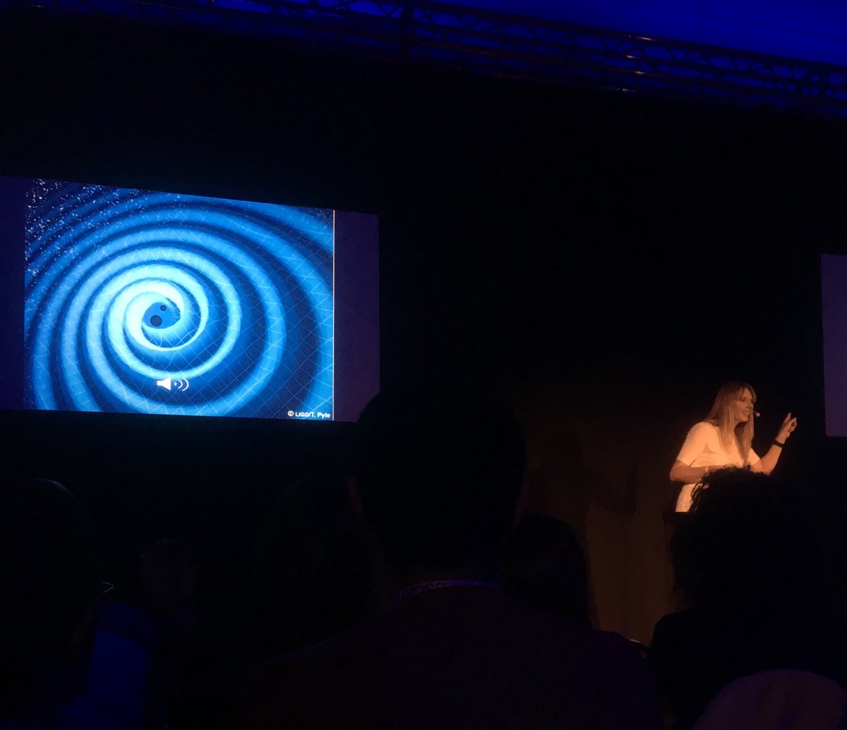 Il suono dell’onda gravitazionale. Gentile, potente. @PAOLAC #TEDxPescara