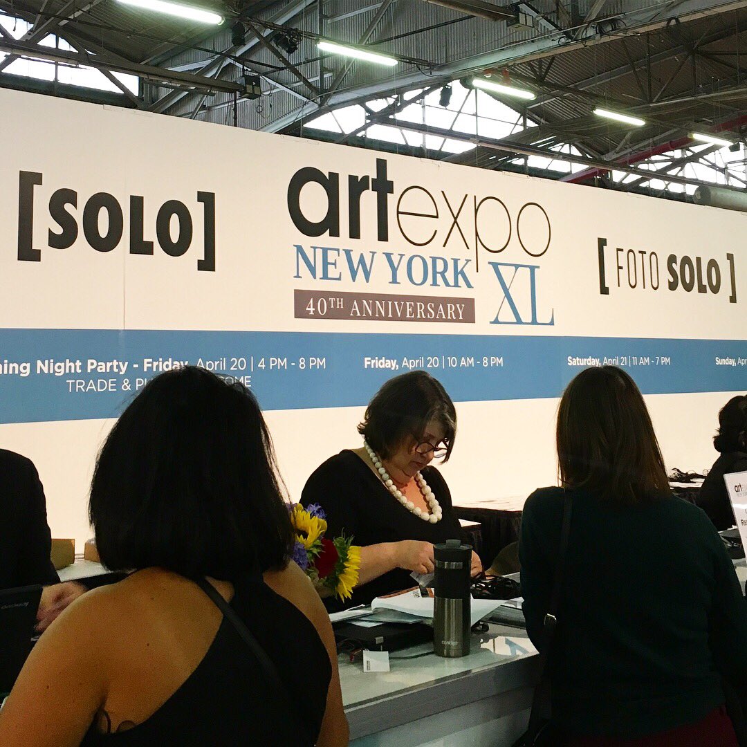 LeClosier's tweet photo. First day at #artexponewyork and already lots of great contacts!
Come and join me (booth S122) at #Pier94 until Sunday April 22nd 6pm. 
#leclosier #Manhattan 
#ArtExpo #artfairnyc #artfairny #popart #urbanart #urbanartnyc #artcollectors #artgalleries #artgalleriesnyc https://t.co/UFk7jVMDy6