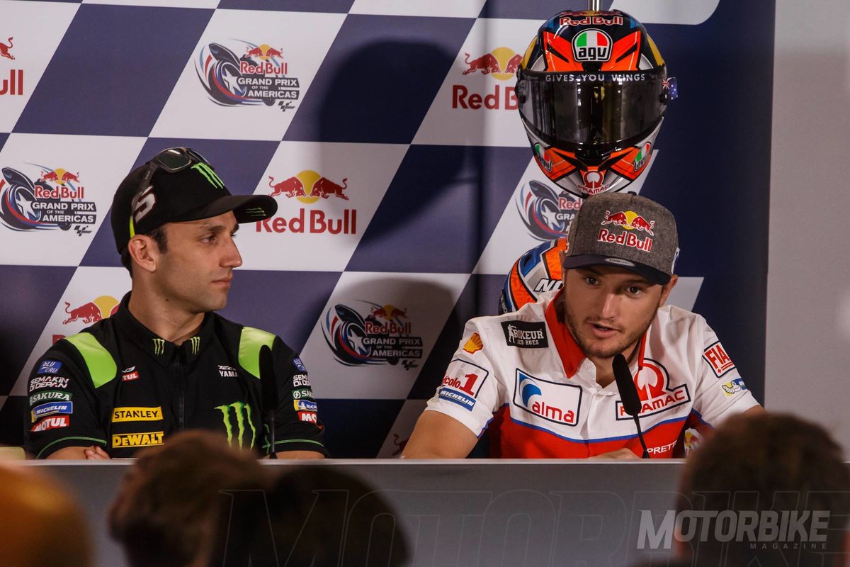 MotorbikeMag's tweet photo. #MotoGP Jack Miller: «Estas peleas son absurdas e inmaduras, aquí estamos arriesgando nuestras vidas» https://t.co/YZ8fBu5bQd https://t.co/A7DNAe1JEe