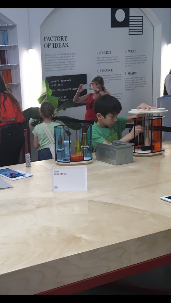 FormicaGroup's tweet photo. Hello from the city! At Mini Living it’s a Factory of Ideas celebrating the makers and what home means to you. #MINILiving #builtbyall #MilanDesignWeek2018 https://t.co/dQXybpNMQn