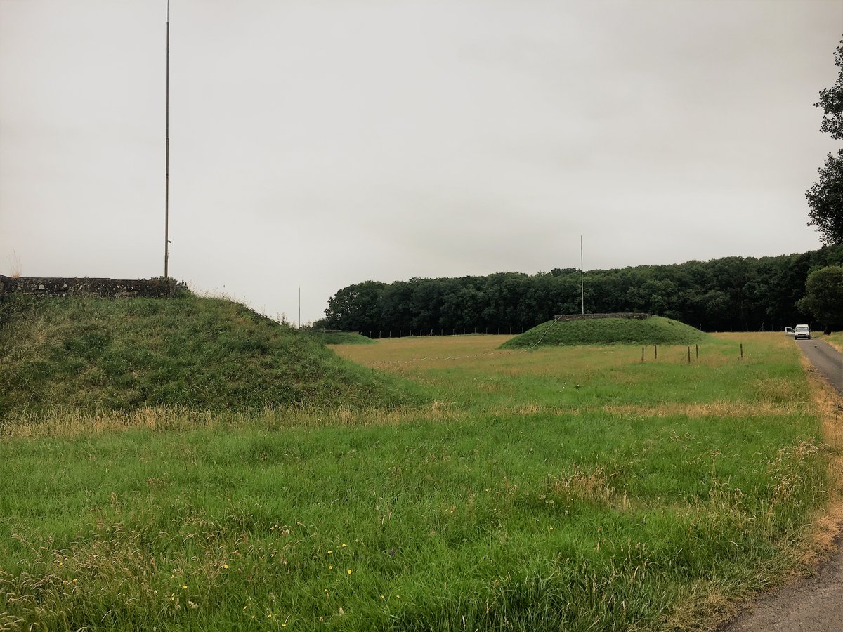 PaulMarks12's tweet photo. The Westcott site is absolutely steeped in history. That holey wall behind rocketeer @Dan_Jubb is a Cold War rocket test blast shield, while grassed-over WW2 ammo stores now serve as mission control and firing bunkers. https://t.co/Lg6YIJidcJ