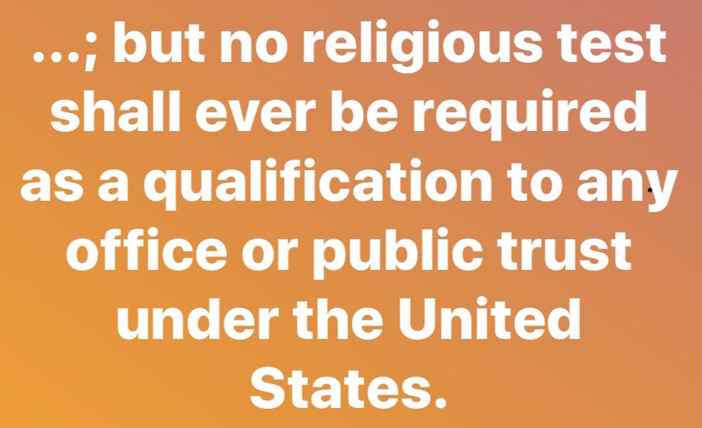 ConservativeTht's tweet photo. Cory Booker says he will vote “No” on Mike Pompeo for Sec. of State because of Pompeo’s religious beliefs. Besides being disrespectful to 84 Million Evangelical Christians, doesn’t this violate Article VI of the Constitution? “No religious Test... to any Office of public Trust” https://t.co/O6r0R9uOmK