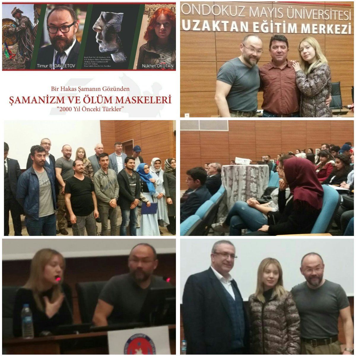<a href="/BilgeKam/">Bilge Kam</a>: #ŞamanizmVeHakasÖlümMaskeleri2000YılÖncekiTürkler adlı konf.&amp;serginin gerçekleşmesinde emeği geçen #19MayısÜniversitesi #MilliyetçiDüşünceTopluluğu, MDT Bşk. Mehmet Katlı &amp;Dnşm. Doç.Dr.İlhan Aksoy'a,dinleyen herkese #uluğalğys🙏
#Samsun
#Türkiye
som/foto: Cemal Okutan