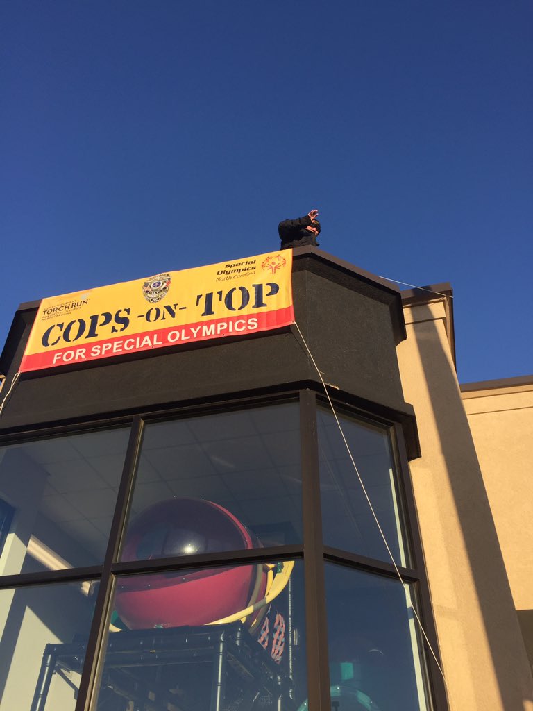KAndersonFam's tweet photo. Thanks 94.7 WQDR for the awesome shoutout this morning on the radio. We love raising money for Special Olympics at the Garner Police Dept. Come to the Garner Town Sq Chick-fil-A to show ur support. @947_QDR @SONC_BeAFan @GarnerPolice @ChiefZuidema @ChickfilAGarner https://t.co/kjBWaRuSv4