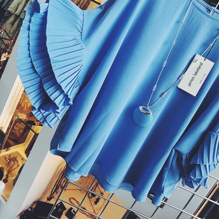 Have you got that #FridayFeeling yet? Why not treat yourself to a new item for your wardrobe from Maya Maya? We're loving this stylish blue James Lakeland top! 💘 #WainwrightsYard #LakeDistrictShopping #Kendal #OOTD #StyleInspo #JamesLakeland