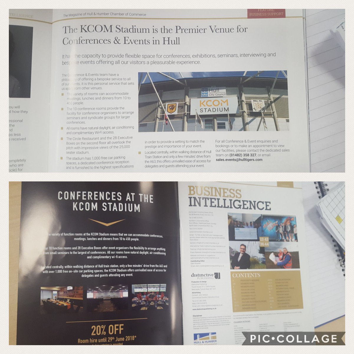 MKM_Stadium's tweet photo. A great write up in this months #BusinessIntelligenceMagazine.
Proud to be Chamber Patrons for the region. Thanks to @hhchamber &amp; #BruceMassie
To book your next event here contact our sales team on 01482 358 327 &amp; take advantage of our 20% discount on room hire until end of June https://t.co/oP6gxgwaPA