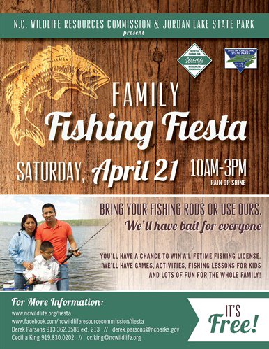 ncsuSFS's tweet photo. Join us at #JordanLake TOMORROW for the Family Fishing Fiesta, hosted by @NCWildlife & @NCparks! Lots of #fishing fun & a chance to win an #NC lifetime fishing license, sponsored by #NCAFS @AmFisheriesSoc!
More here: https://t.co/WOBDlynvUk https://t.co/TVIX23upGM