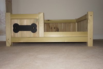 Dogs love treats! 💝And what could possibly top our #handmade, timber #dog bed. Suited for indoor &amp; outdoor use, ready to fit any setting! 3 sizes available > bit.ly/2FppG3w