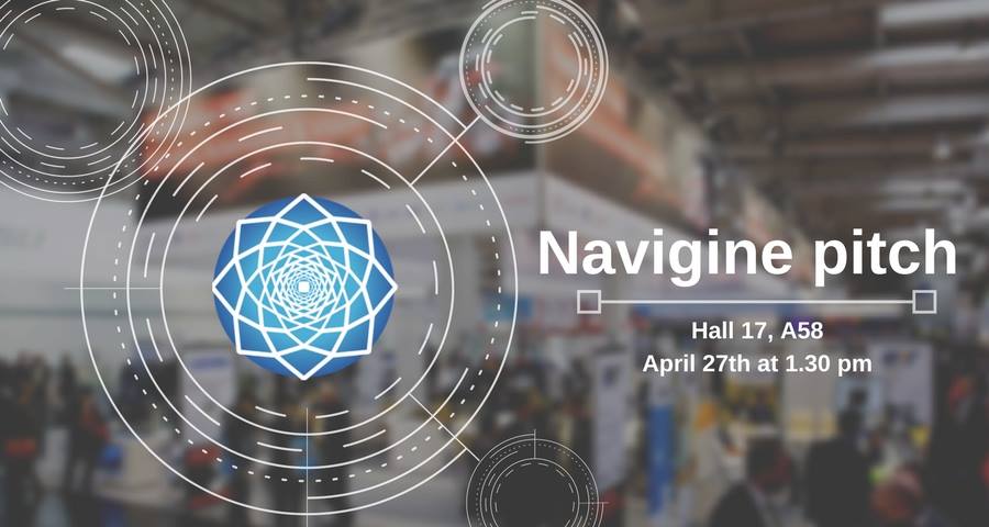 Navigine's tweet photo. It's less then 1 week till HANNOVER MESSE start and we have got awesome news! #Navigine has been selected as one of the most promising Young Tech Enterprise to pitch during the fair! Want to learn more - come to see the pitch at the HANNOVER MESSE Fairground #HM18 https://t.co/7Ck5T0M3tk