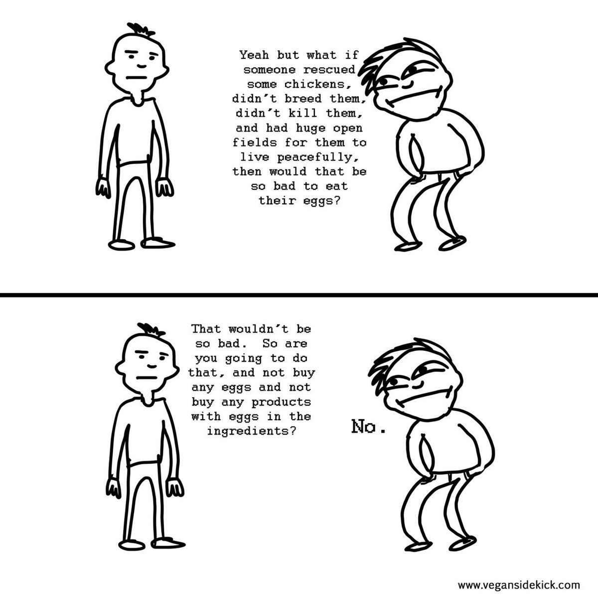 VeganFallacy's tweet photo. Happy 20th of #eggpril! https://t.co/dOWsJuvCYu