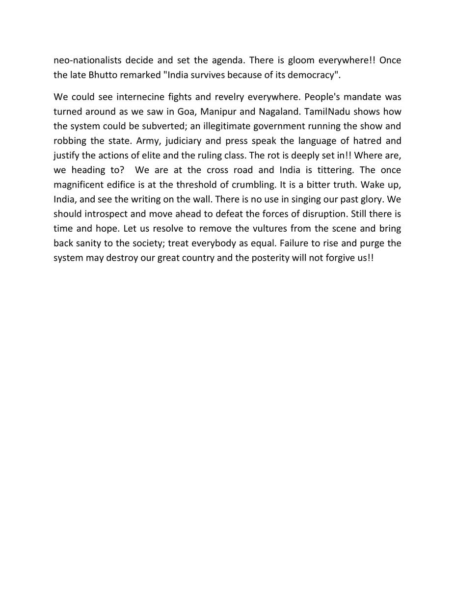helpingcitizen's tweet photo. IS DEMOCRACY BARGAINED FOR POLITICAL INVESTMENTS?

#CorruptedPoliticians #BritishRaj #PostIndependence
#FreedomFighthers #SanjevaniNewsArticle

https://t.co/0fVMwXZzM3 https://t.co/IQ590vmLi0