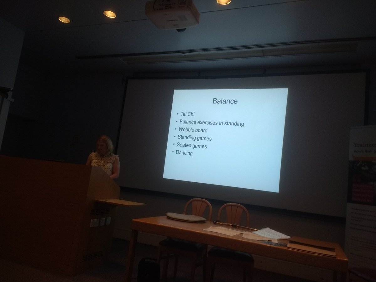 Lots of evidence to support exercise in improving balance and outcomes in Parkinson's. Including tai chi and dancing! Rachel Watterson talking about the physio service at Chapel Allerton Hospital  <a href="/LTHTPhysio/">Leeds TH Physio</a> <a href="/LTHTrust/">LTHT</a> <a href="/LTHTParksQI/">LTHTParkinsonsQI</a> #LTHTParkinsonsMasterclass