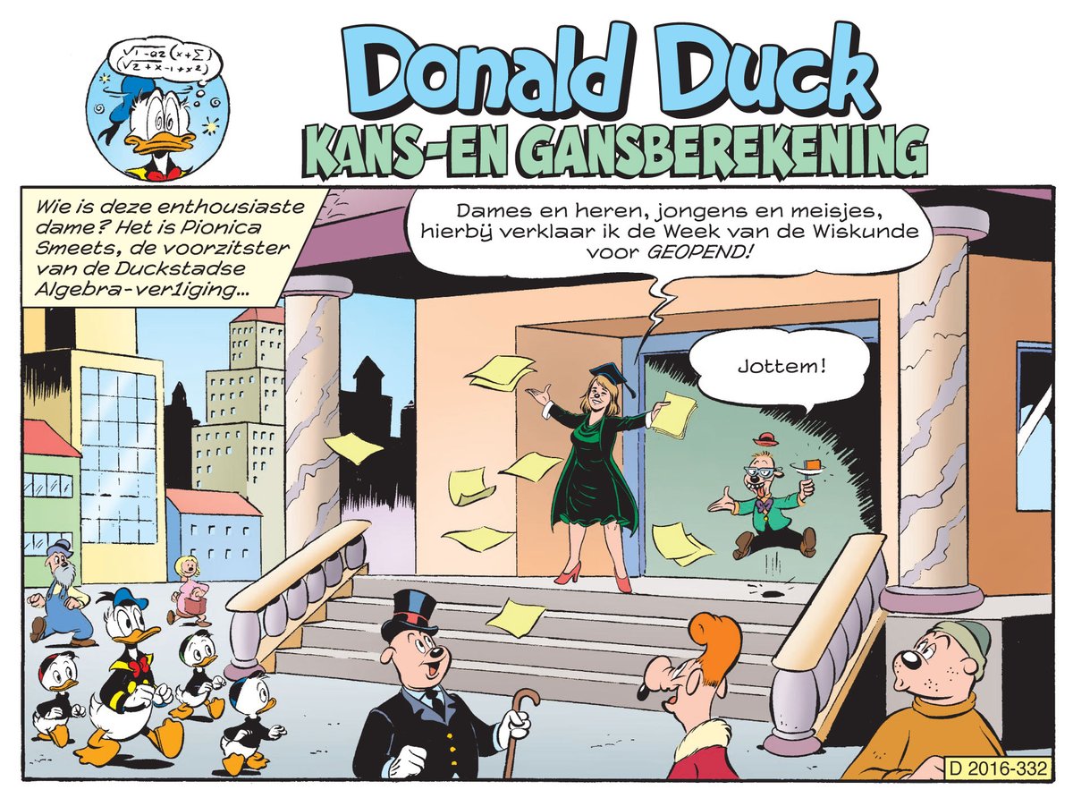 Nóg een reden om een wetenschappelijke carrière na te streven: je kunt ermee in de <a href="/DonaldDuckNL/">Donald Duck</a> komen! Hoogleraar @ionicasmeets kan erover meekwaken.