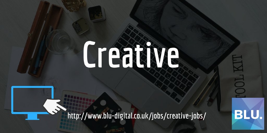 Blu_Digital's tweet photo. It's time to get those #Creative juices flowing! #Digital #Recruitment #Design 

Have a look at the #creative roles on our website: https://t.co/OWQZn4QCVb https://t.co/4UUG0hm0WL