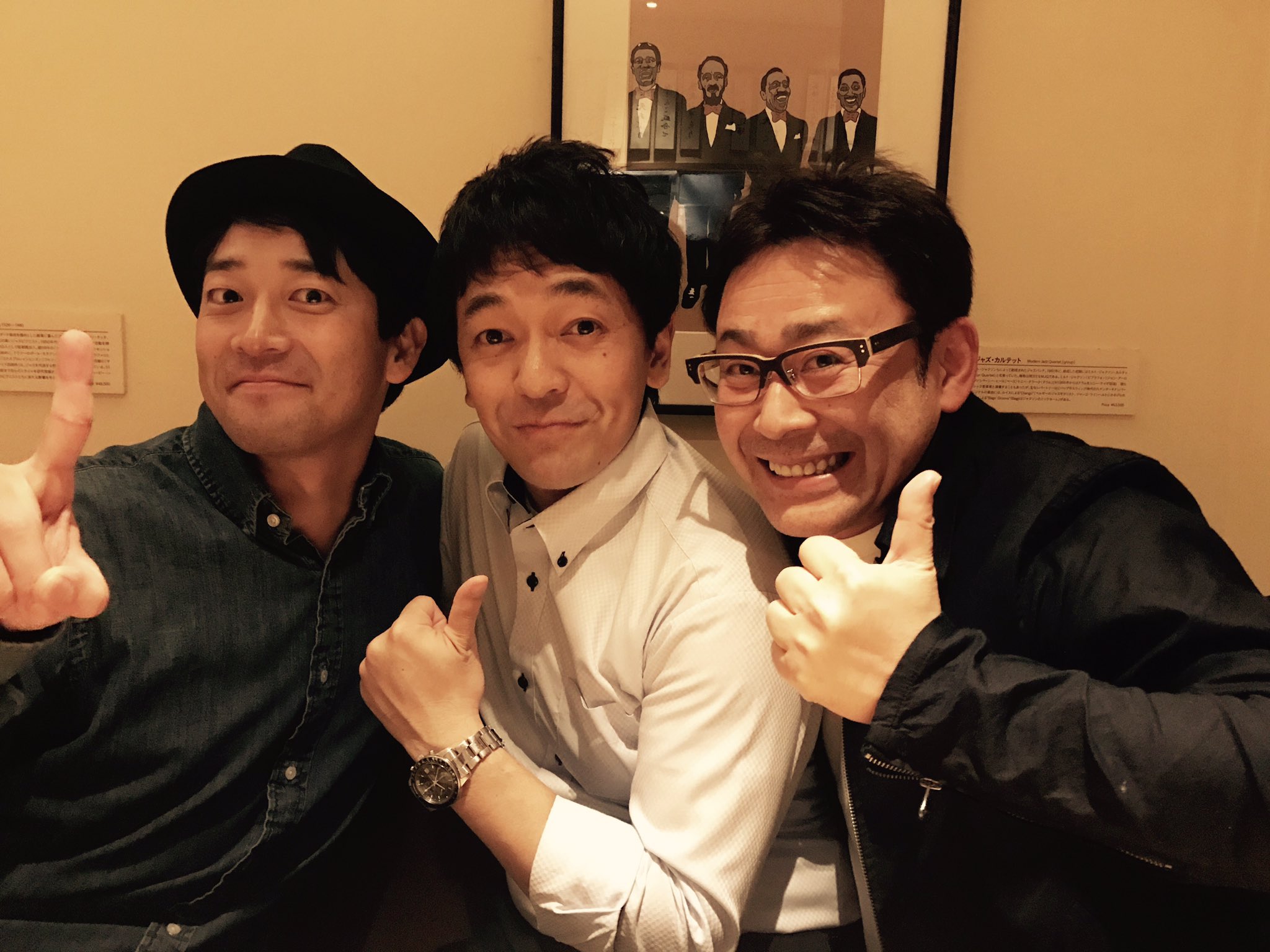 大野 泰広 カローズ集合 久しぶりの再会はやっぱり最高でしたぁ W お二人と会うと 元気が出るよねぇ カローズ 迫田孝也 高木渉 大野泰広 T Co 5goymdgrca Twitter