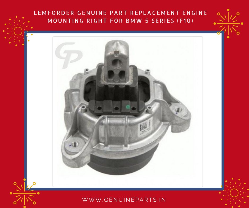 Genuinepartsin's tweet photo. Lemforder Genuine Part Replacement Engine Mounting Right for BMW 5 Series (F10), across India at best price, Order Now!
#Lemforder #GoGenuine #AutoParts #OnlineStore #BMW
https://t.co/2ye8dg6Y8W https://t.co/HHqcPk4gZx