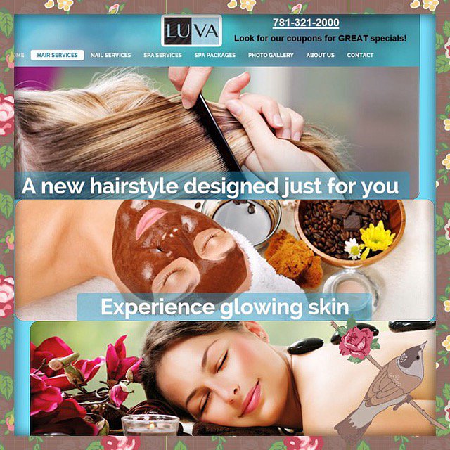 LuvaHairDaySpa's tweet photo. The weekend is here
Schedule your #Facial #Massage #Hair appointment at @LuvaHairDaySpa 
#OnePlaceBetterYOU 
https://t.co/SqxpxkyYYA
Call 781.321.2000
#beauty #luvart #manicure #quality #professional #reliable #hairsalon #spa #picoftheday #repost #look #wknd #tgif #beautysalon https://t.co/Vb4ZbkmVQ8