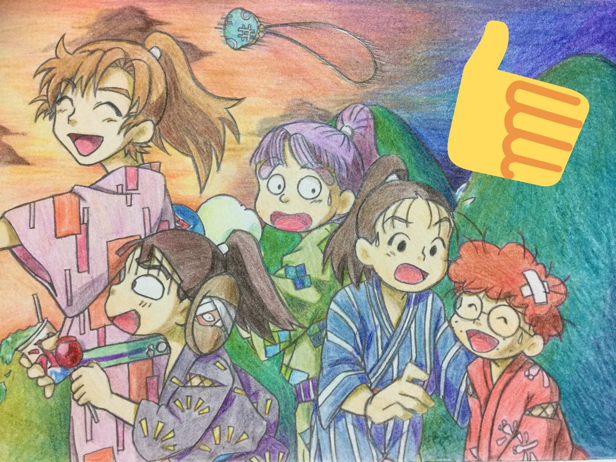 黒猫milk Sur Twitter Nin Draw 保健委員会 色鉛筆塗り塗り バイトの休憩中にちょくちょく塗った O Nhkに送ろー