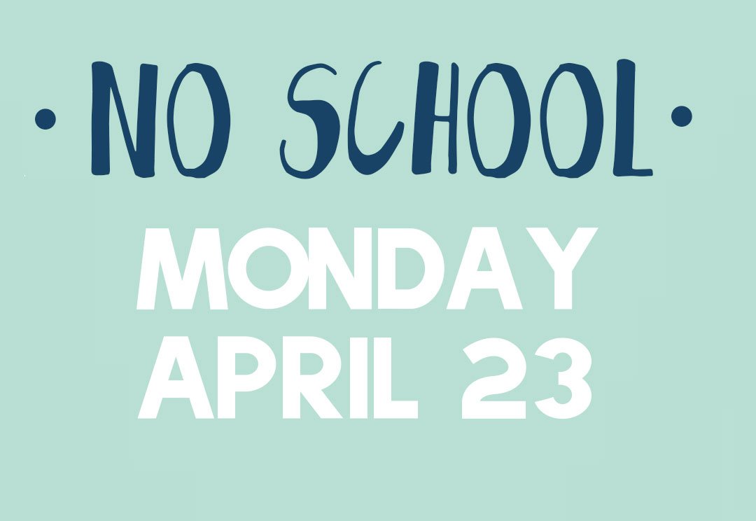 friscoisd's tweet photo. REMINDER: Monday, April 23 is a student holiday/staff development day for Frisco ISD. https://t.co/31SxK9cZGx