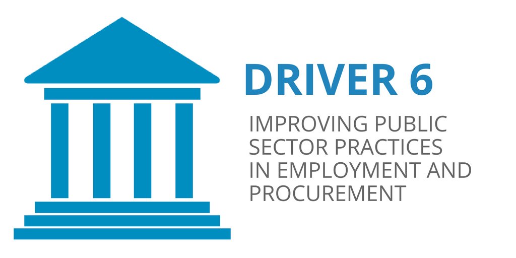 Public sector can lead by example by employing women in top positions. 
See #HLP toolkit for Driver 6 to learn more: ow.ly/M8Ds30cKE3V
