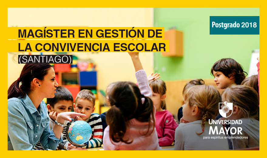PostgradoMayor's tweet photo. Desarrolla competencias para gestionar, liderar y mejorar sistémicamente el clima y la convivencia escolar y promover una cultura organizacional respetuosa, inclusiva y comprometida con el proceso de aprendizaje de los  estudiantes. Más información: https://t.co/1btn4QJoPV https://t.co/lNvnPD2gc1