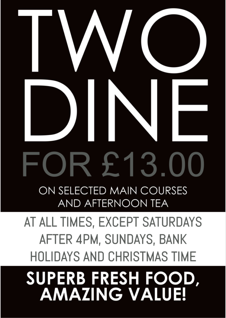 HolmfirthEvents's tweet photo. 2 Dine for £13 at the @goldencockhd4 
See poster for details
https://t.co/Wh7STibRTF https://t.co/FvNFbbpVae