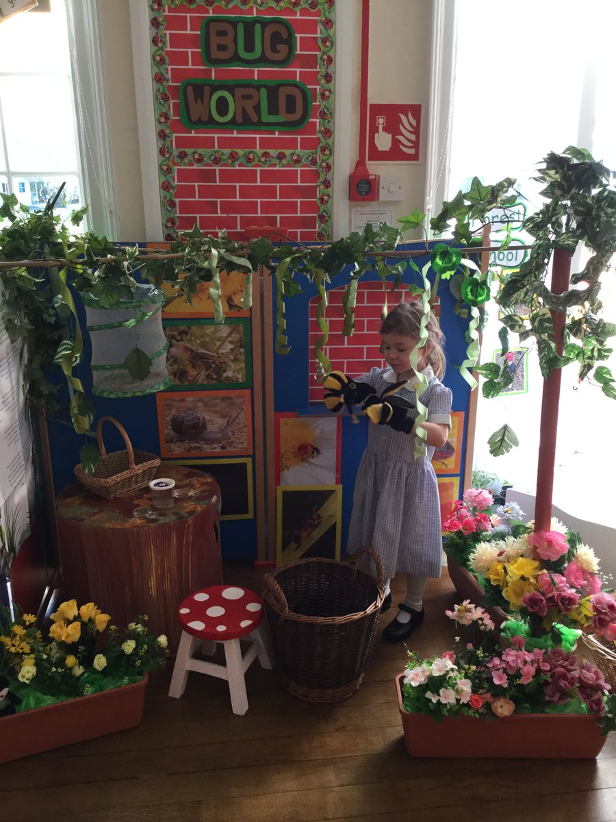 CFS_PrePrep's tweet photo. Reception Class explore live caterpillars in their 'Bug World' role play area. https://t.co/ZU0XrBa0rS