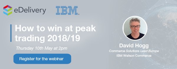 IBMUKI's tweet image. Join IBM&apos;s David Hogg and @etail on 10th May for a webinar where we will look at how #OrderManagementSystems can help to meet customer service levels promised online. Register today: po.st/Kda8iq #OMS