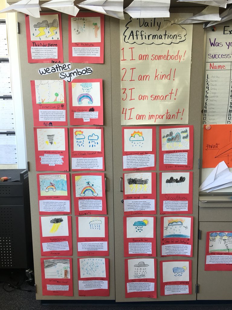 RedmondRocks's tweet photo. All the beautiful work created by our amazing 3rd graders. Open House was a success! FSS_STEM https://t.co/sX95xy2yk1
