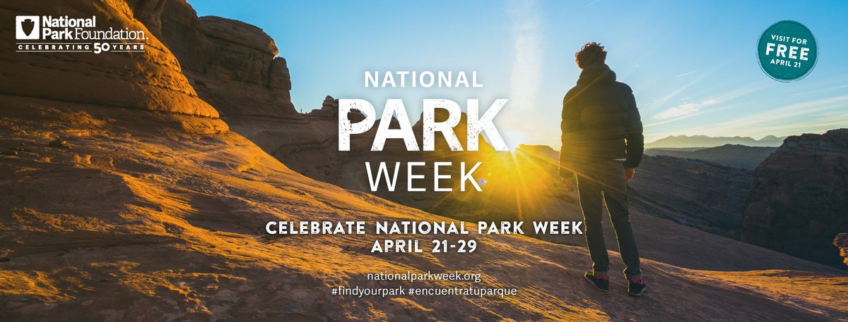 National Park Week 2018 kicks off with a fee-free day at all national parks this Saturday, April 21! We’re excited to join the <a href="/GoParks/">goparks</a> in inviting you to #FindYourPark/#EncuentraTuParque! Where will you go to celebrate?