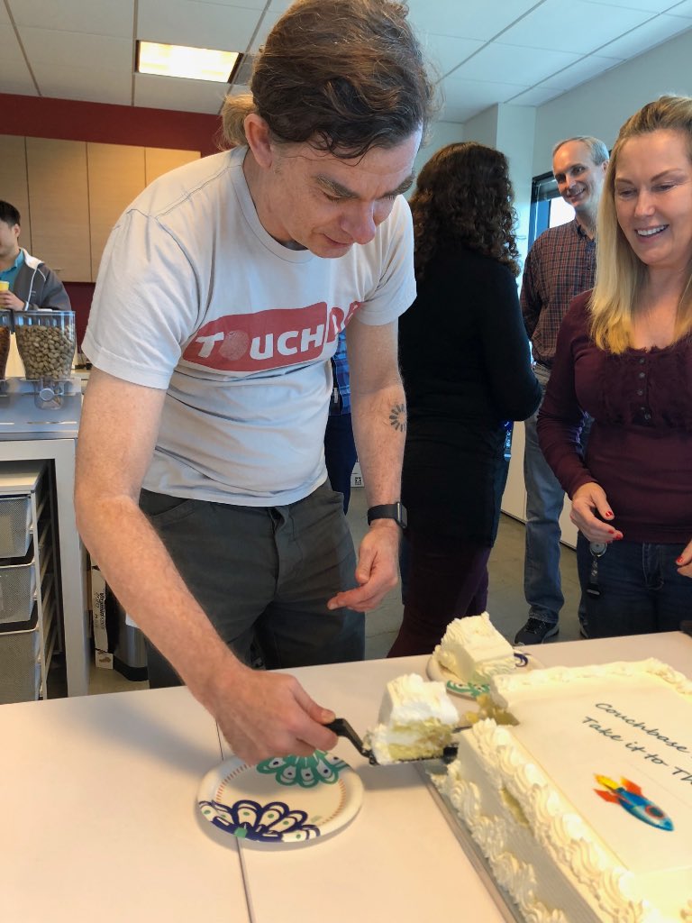 Celebrating as 1 #Couchbase team on the huge accomplishment of #CouchbaseMobile 2.0.