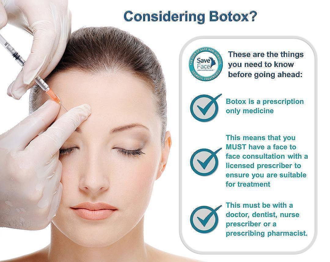Are you considering #Botox? These are the things you NEED to know before going ahead! #StaySafe #SaveFace #GovernmentApprovedRegister #NonSurgicalCosmeticTreatment #NHSRecomended #botox #freeexpertadvice #trustedsource #impartialadvice #onlymedicalprofessionals #skinrejuvination