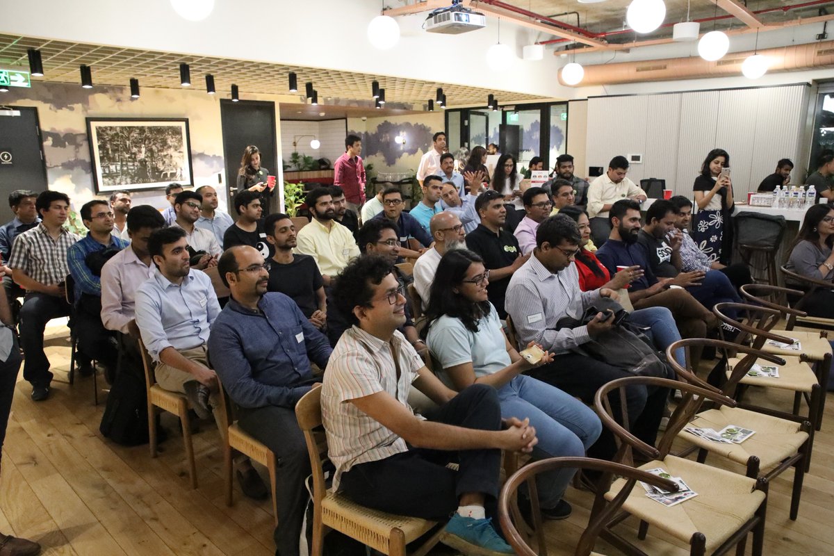 IVMPodcasts's tweet photo. Thank you #WeWorkBKC for giving us an amazing space for #ShunyaOne50!
It was great having @jonsonbill,@naiyyasaggi & @ZishaanHayath on this episode.
Kudos to @SvamiDrinks & @beefeatergin_ES for being our beverage partners. The gin and cucumber tonic water was truly amazing! https://t.co/qBSzZQoqE3