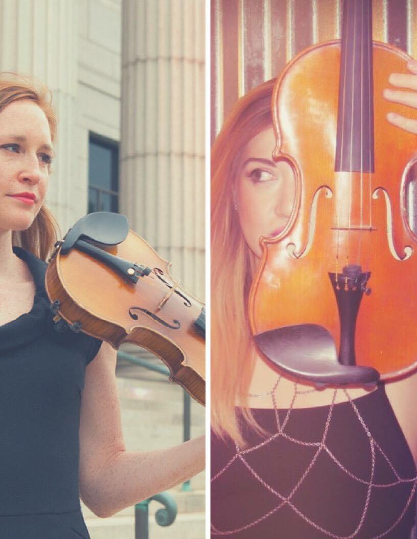 Waiting for the sun to fill the Ruffin Atrium for the Bishop Murray Violin Duo at noon. ✨ Please join us as we feature Emily Bishop and Hannah Murray in an intimate lunch hour concert. 100 N. Broadway. 2nd floor Café will be open for lunch.