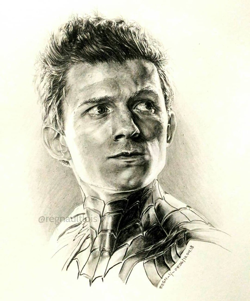 Regnault On Twitter Infinitywar Portraits Graphite Pencils On 9 X 12 Sketchpad Avengers Thor Blackwidow Spiderman