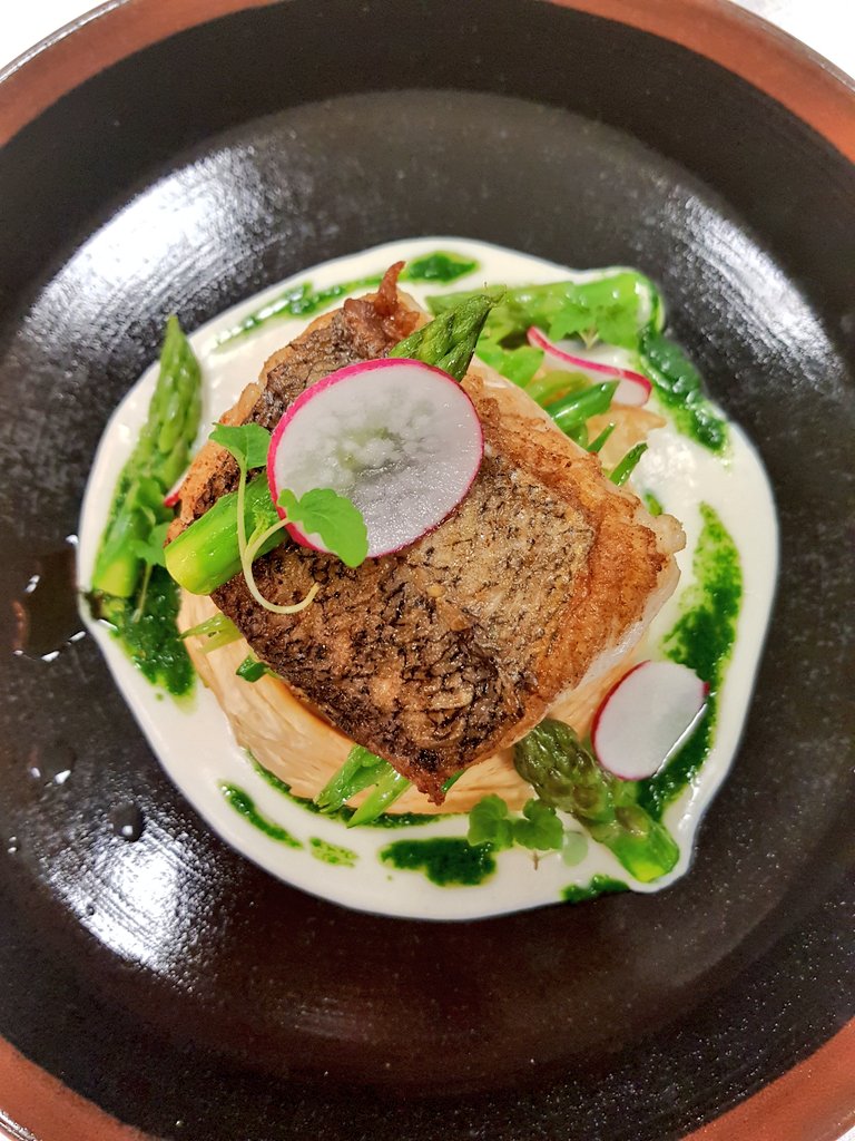 Hake "Fish pie"

pastry | asparagus | sugar snaps 

<a href="/RussellwBlake/">Russell Blake</a> <a href="/schadenfreudeli/">Patrick Erni</a> <a href="/chandco/">CH&CO</a> <a href="/LussoCatering/">Lusso Catering</a> <a href="/HarbourandJones/">H+J</a>  #fishfriday