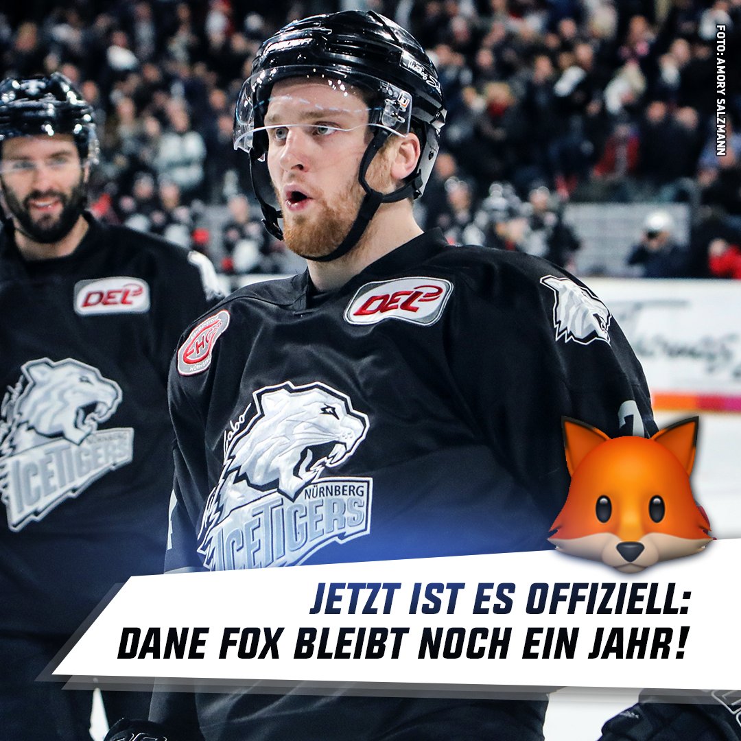 Ice_Tigers's tweet photo. Jetzt ist es endlich offiziell: @dane_fox bleibt uns erhalten! Unser zweitbester Torschütze der abgelaufenen Saison (20 Treffer) hat für eine weitere Saison unterschrieben. 🦊 https://t.co/EsQt4jMXpT