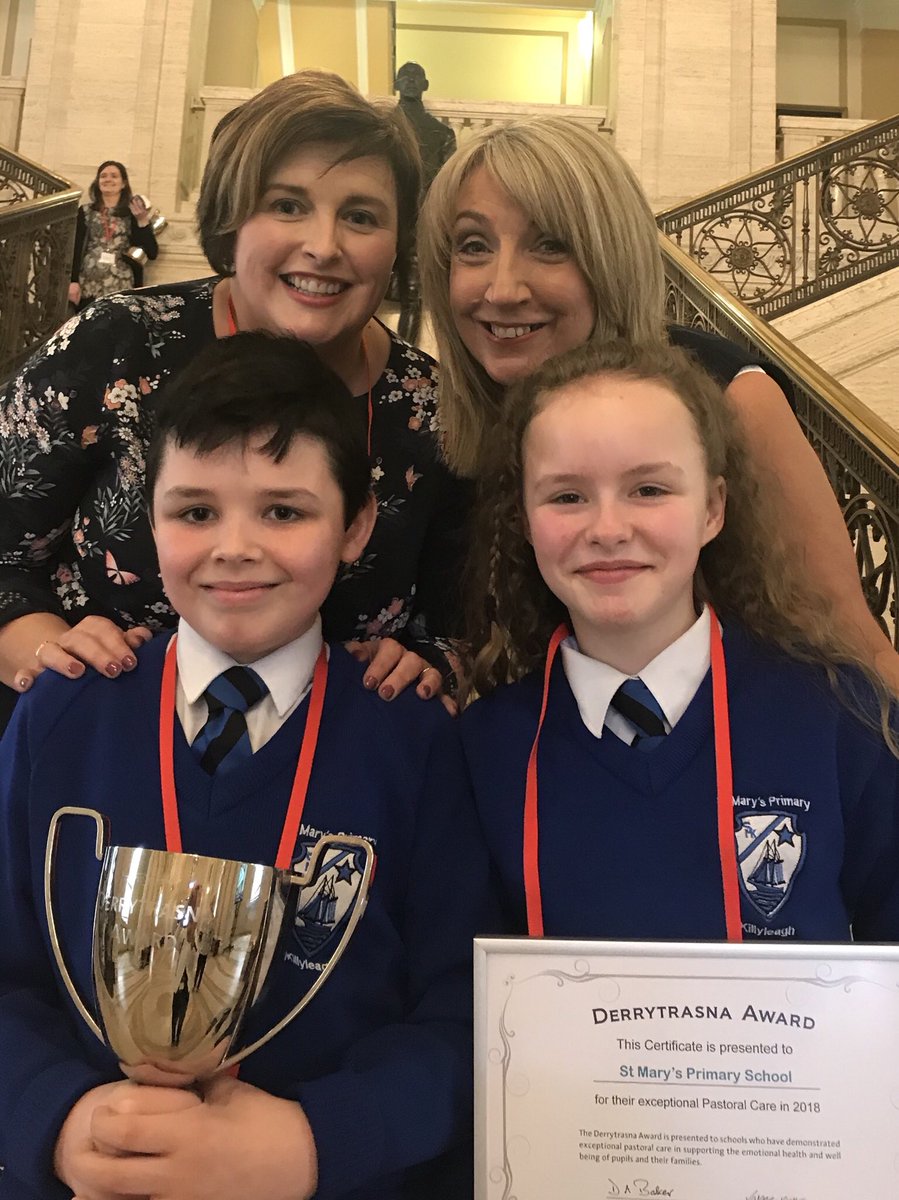 St. Mary's PS (@stmaryskillyl) on Twitter photo Absolutely delighted to receive joint 1st place in the Derrytrasna Award for outstanding Pastoral Care! Thank-you to St.Vincent de Paul for the nomination! #teamstmarys #couldntbeprouder <a href="/Education_NI/">Education NI</a> <a href="/Ed_Authority/">Education Authority</a> <a href="/publichealthni/">Public Health Agency</a> Absolutely delighted to receive joint 1st place in the Derrytrasna Award for outstanding Pastoral Care! Thank-you to St.Vincent de Paul for the nomination! #teamstmarys #couldntbeprouder <a href="/Education_NI/">Education NI</a> <a href="/Ed_Authority/">Education Authority</a> <a href="/publichealthni/">Public Health Agency</a>
