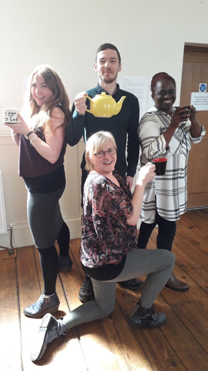Here's one for all the tea-loving film buffs out there: Charlie (oh alright, Luke...) with his amazing 'Tea Angels'.  Putting a bit of glamour into the <a href="/Mayorsconsort/">LordMayorsConsort</a>'s #mashchallenge! Text MASH18 followed by £3, £5 or £10 to 70070 to show your support today.