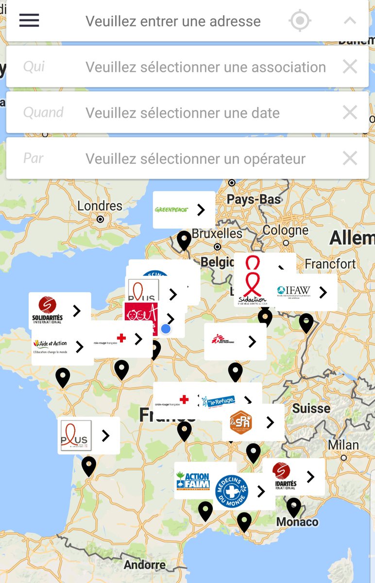 AMRACFR's tweet photo. [INFO COLLECTE] -  Aujourd'hui + de 50 pts de #collecte et + de 30 #associations sont à retrouver près de chez vous sur notre app iOs et Android : @Oujedonne !
#infocollecte #oujedonne #generosite #dons #transparence #confiance #TransfoNum #regulation #fundraising #amrac https://t.co/CbXxf3kJGs
