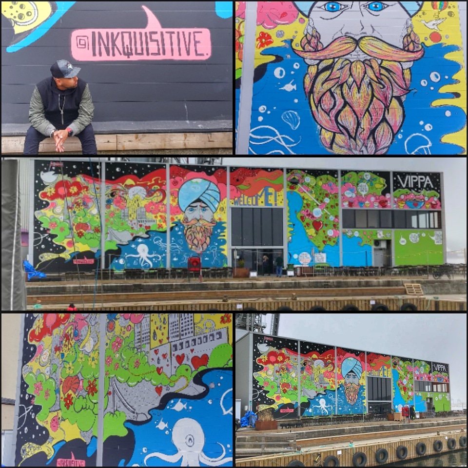 HDHAMIMUSIC's tweet photo. An incredible piece of art which I just witnessed here in #Oslo at @vippaoslo created by brother @Inkquisitive - Proud 2 see the magic youv'e created here bro. If any of you are around Oslo, its a must see 🖌 
#Inkquisitive #Ink #Art #Artist #Creator #Vippa #Oslo #Norway https://t.co/2WKaQhdsRP