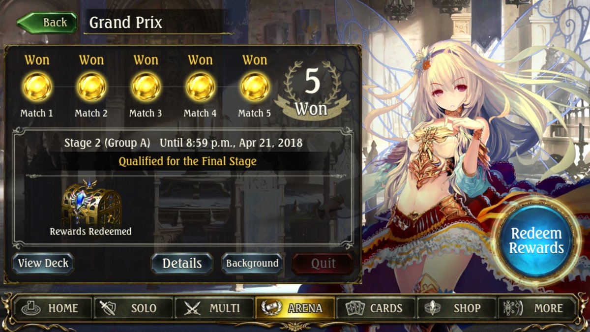 SV_Akamarured's tweet photo. Yesterday free trial done today. Still have today's to do later ^^

#shadowverse #freemefromwork #0time https://t.co/uucl2NLAd5