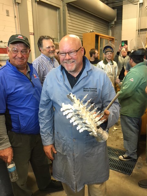 AFS Board member professor Russ Rosmait and Pittsburg State University hosted their annual Metalcasting Open House on Thursday. Three AFS chapters were in attendance as was CEO <a href="/DougKurkul/">Doug Kurkul</a>.