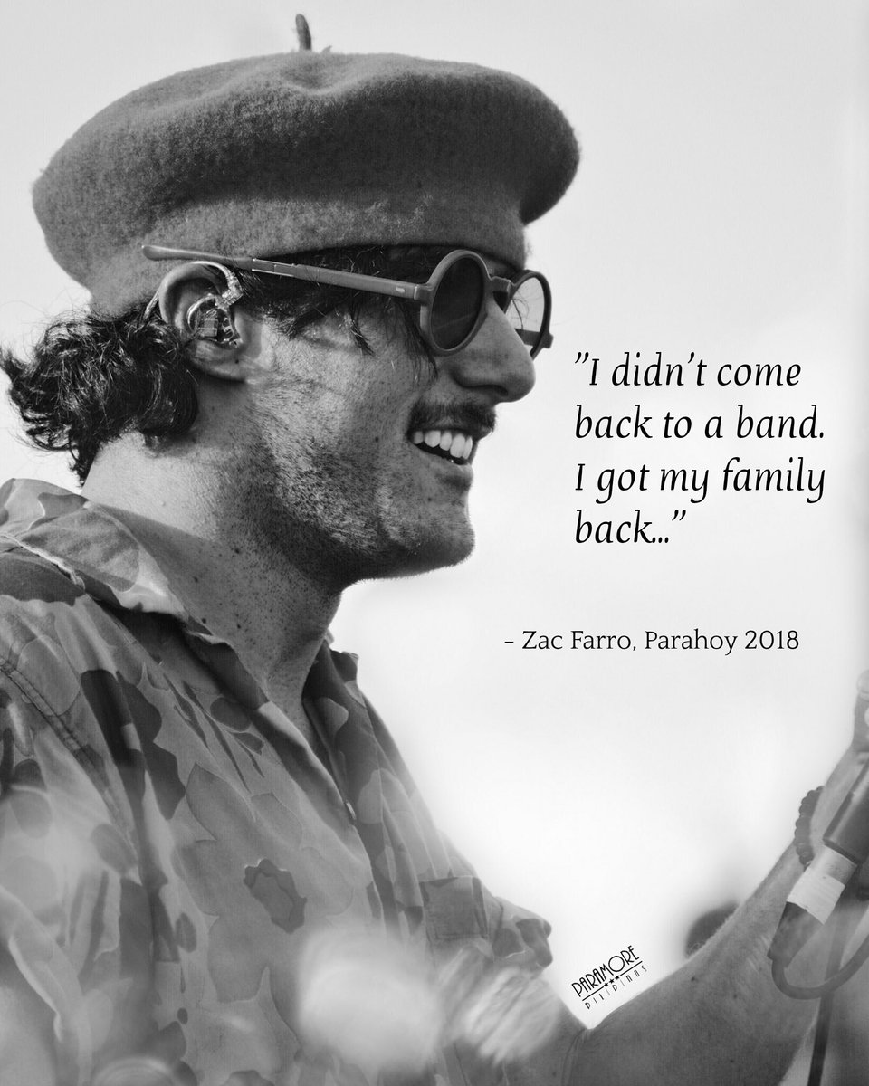 ParamorePinas's tweet photo. Zac Farro about returning to Paramore

(Original photo courtesy from: trailmiiks) https://t.co/ETDGH0FJ3j