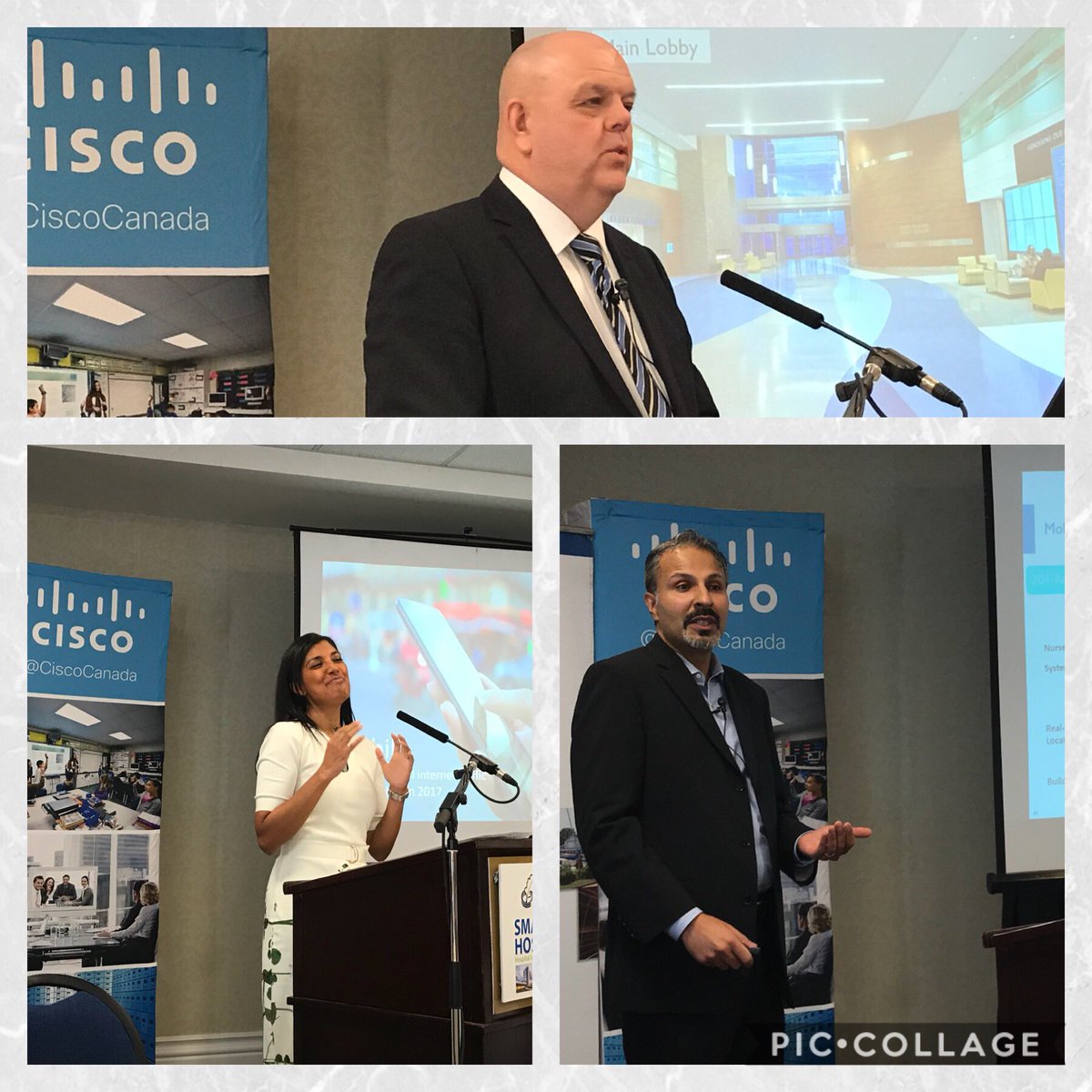 FoxRobM's tweet image. #smarthospitals presentation by Bill Bailey and Sandy Saggar on Halton Infrastructure successes. Shanti Gidwani on the future on Health Tech. @CiscoCanada @HaltonHlthcare @oakvillechamber