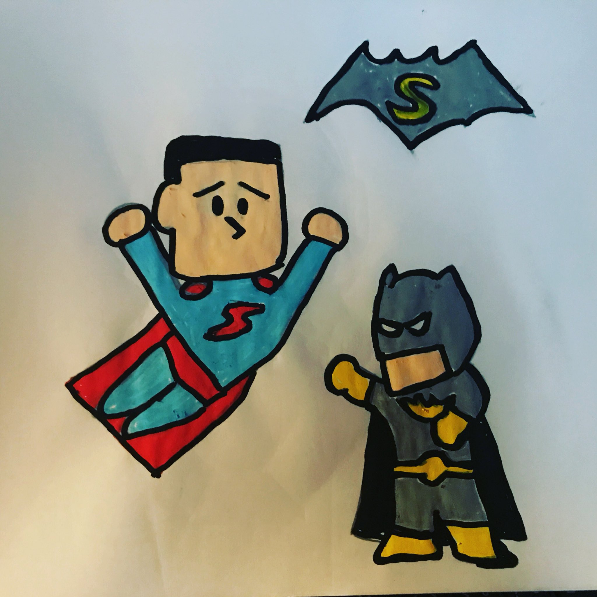 いぬすけ バットマンvsスーパーマン イラスト 絵 ゆるいイラスト バットマン スーパーマン キャラクター イラスト好きとつながりたい 絵描きさんとつながりたい T Co Gbi2kim533 Twitter
